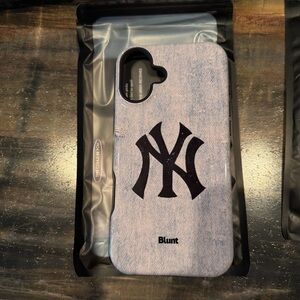 Denim Look Phone Case Yankees IPhone 16 plus Blunt case